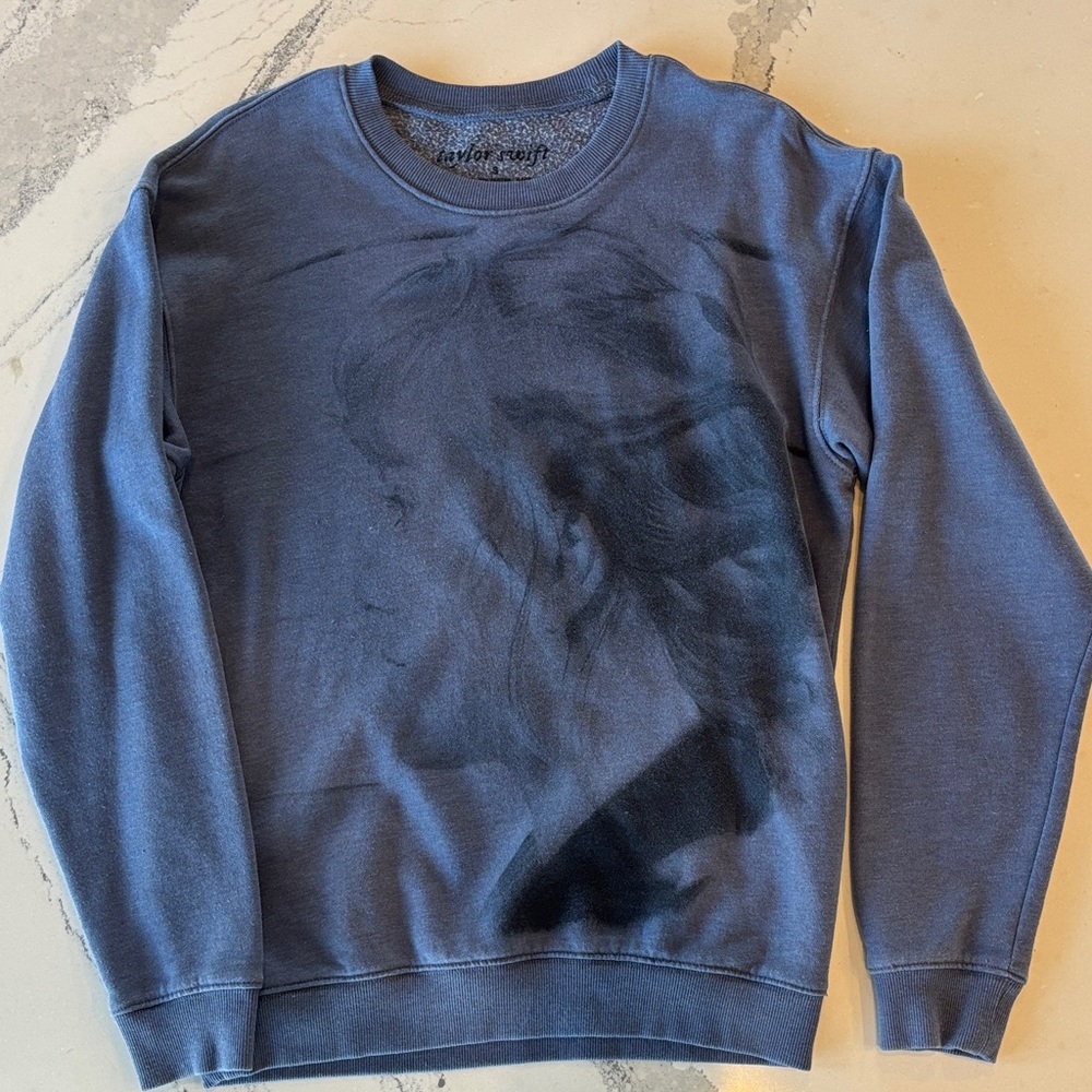 Taylor Swift Charcoal Crewneck Sweater